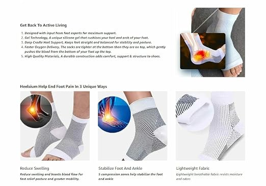 Toeless compression socks for tired feet
