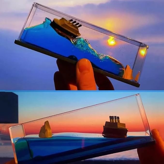 Anti-slip weighted ship ornament paperweight