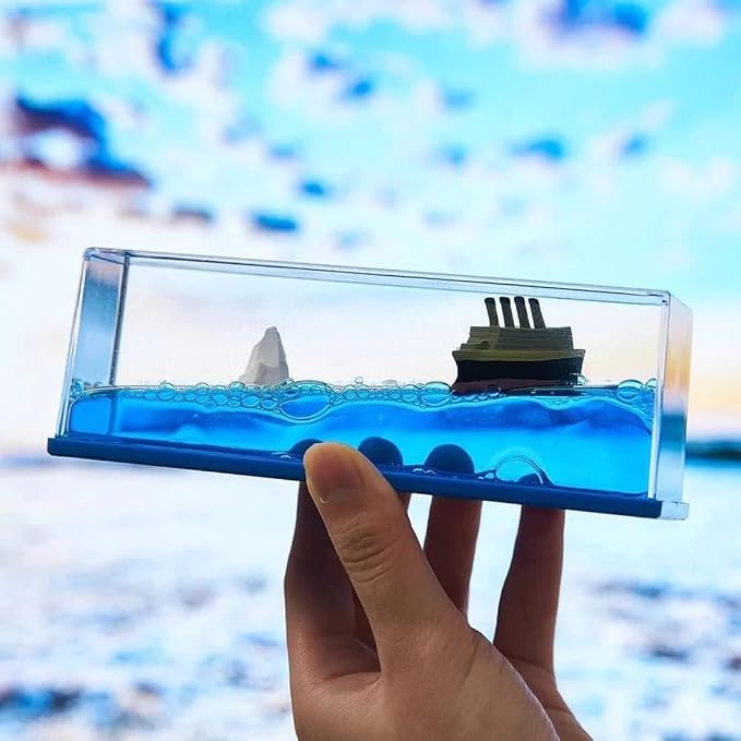 Decorative sea ship ornament for desk and car
