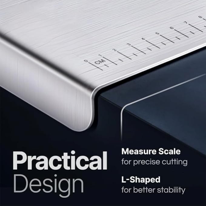 stainless steel over sink cutting board